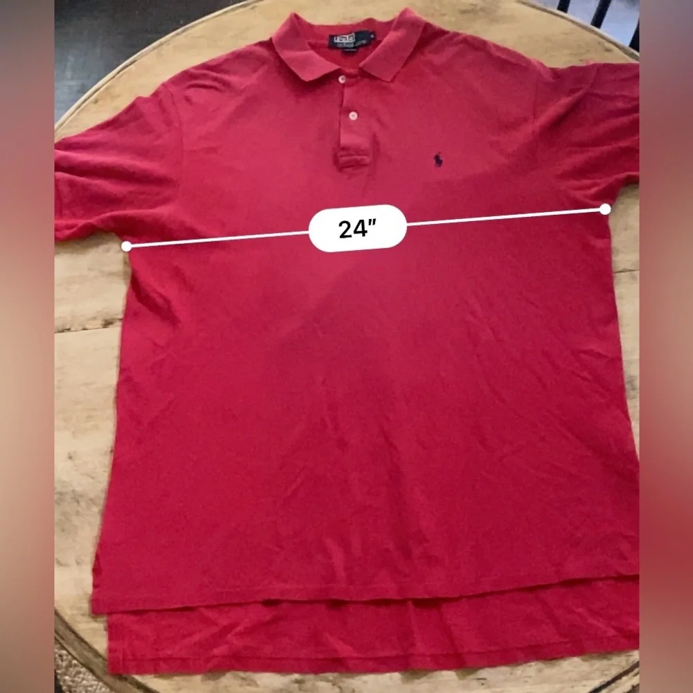 Polo‎ Ralph Lauren Men’s Sz XL Red Iconic Mesh Polo Shirt